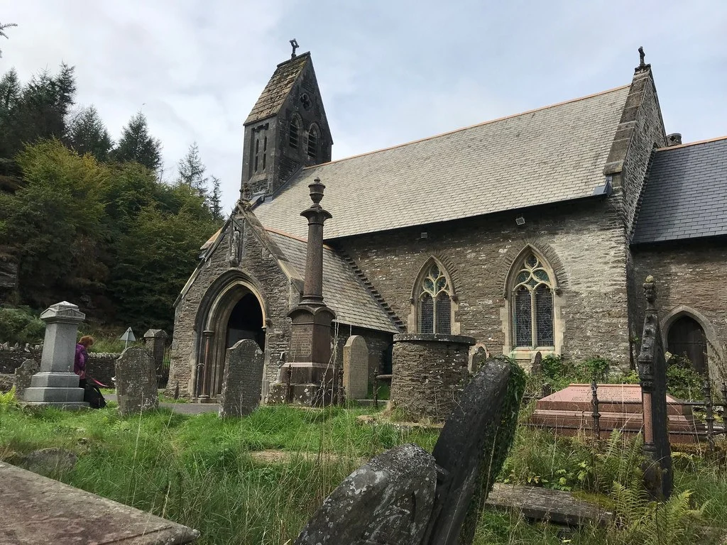 St Gwynnos Church in The Valleys South Wales Photo Heatheronhertravels