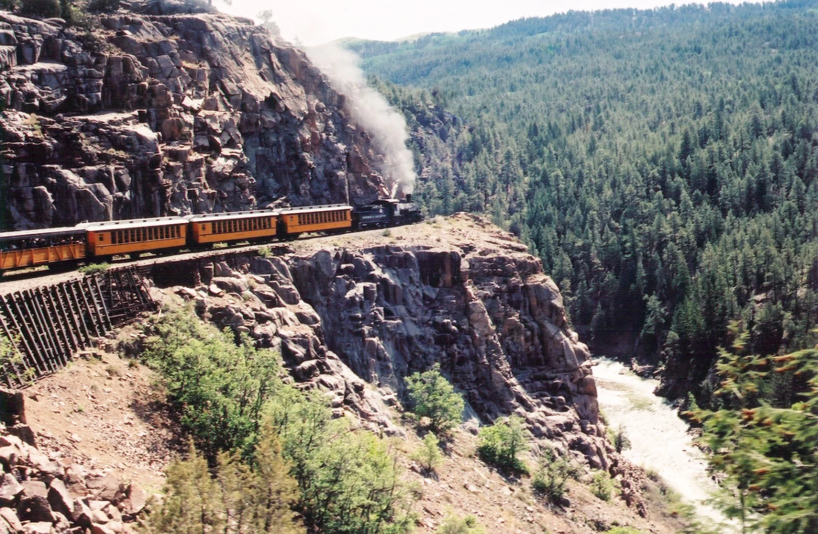 Durango and Silverton Narrow Guage Railroad on Colorado Photo Clint Cowan