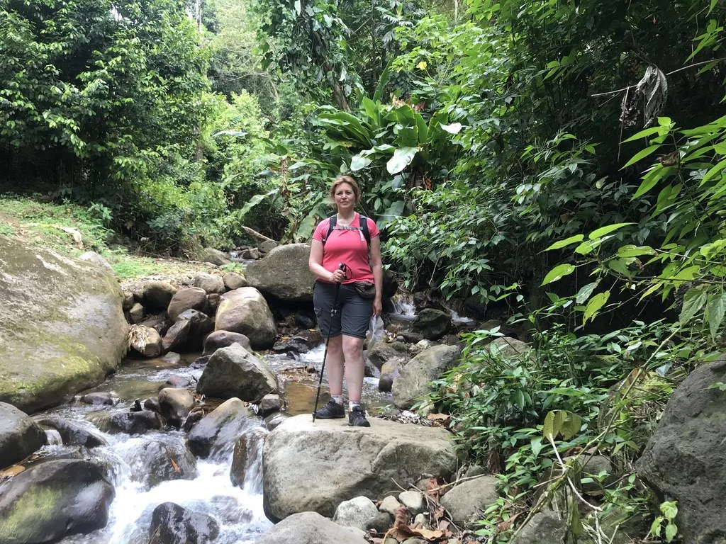 Hiking to Sulphur hot springs Grenada Photo Heatheronhertravels.com