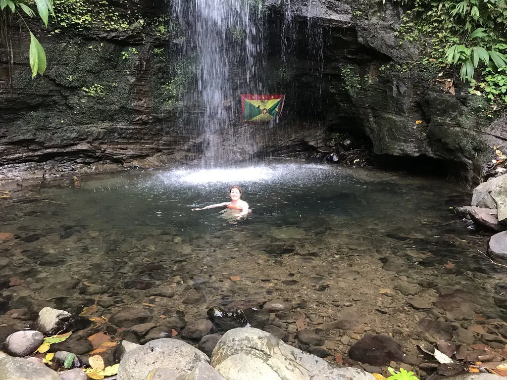 Cross Waterfall in Grenada Photo Heatheronhertravels.com