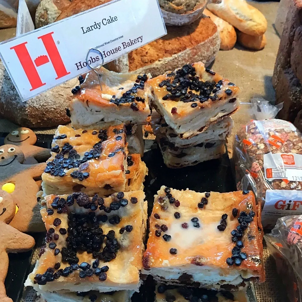 Lardy Cake at Stroud Farmers Market Photo Heatheronhertravels.com