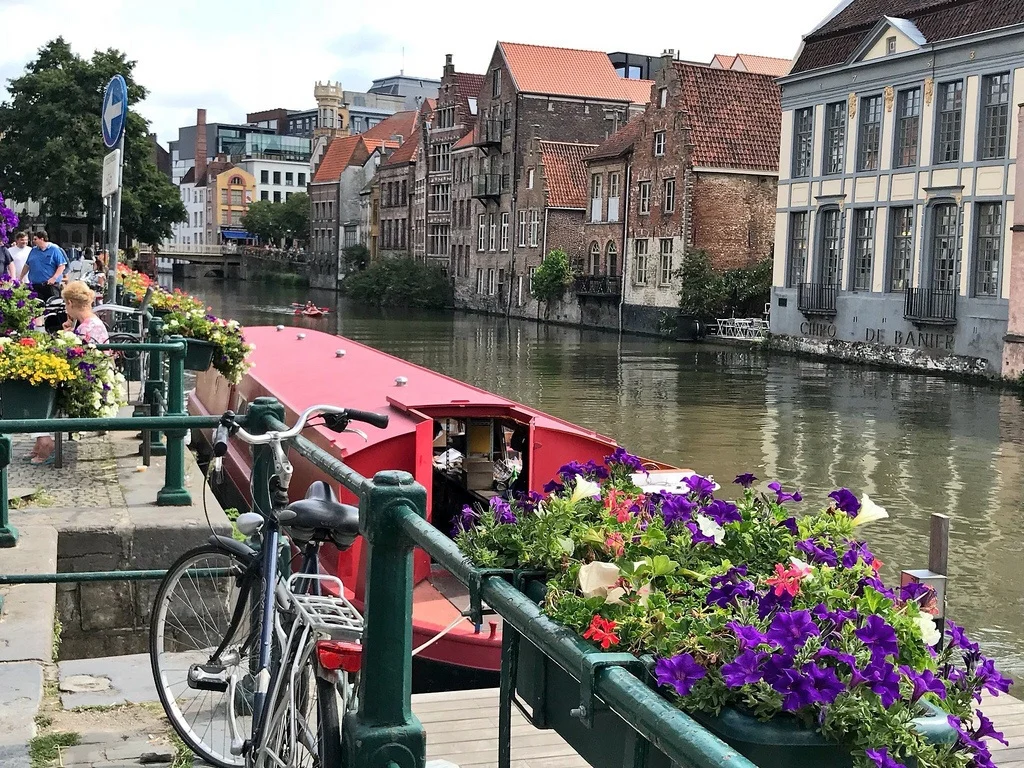 Canals in Ghent Photo Heatheronhertravels.com