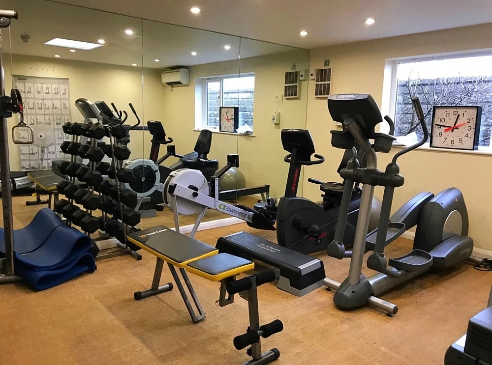 Gym at Bruern Cottages - Photo Heatheronhertravels.com