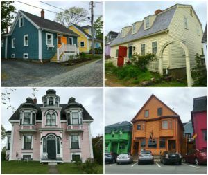 Old Houses in Lunenberg Nova Scotia