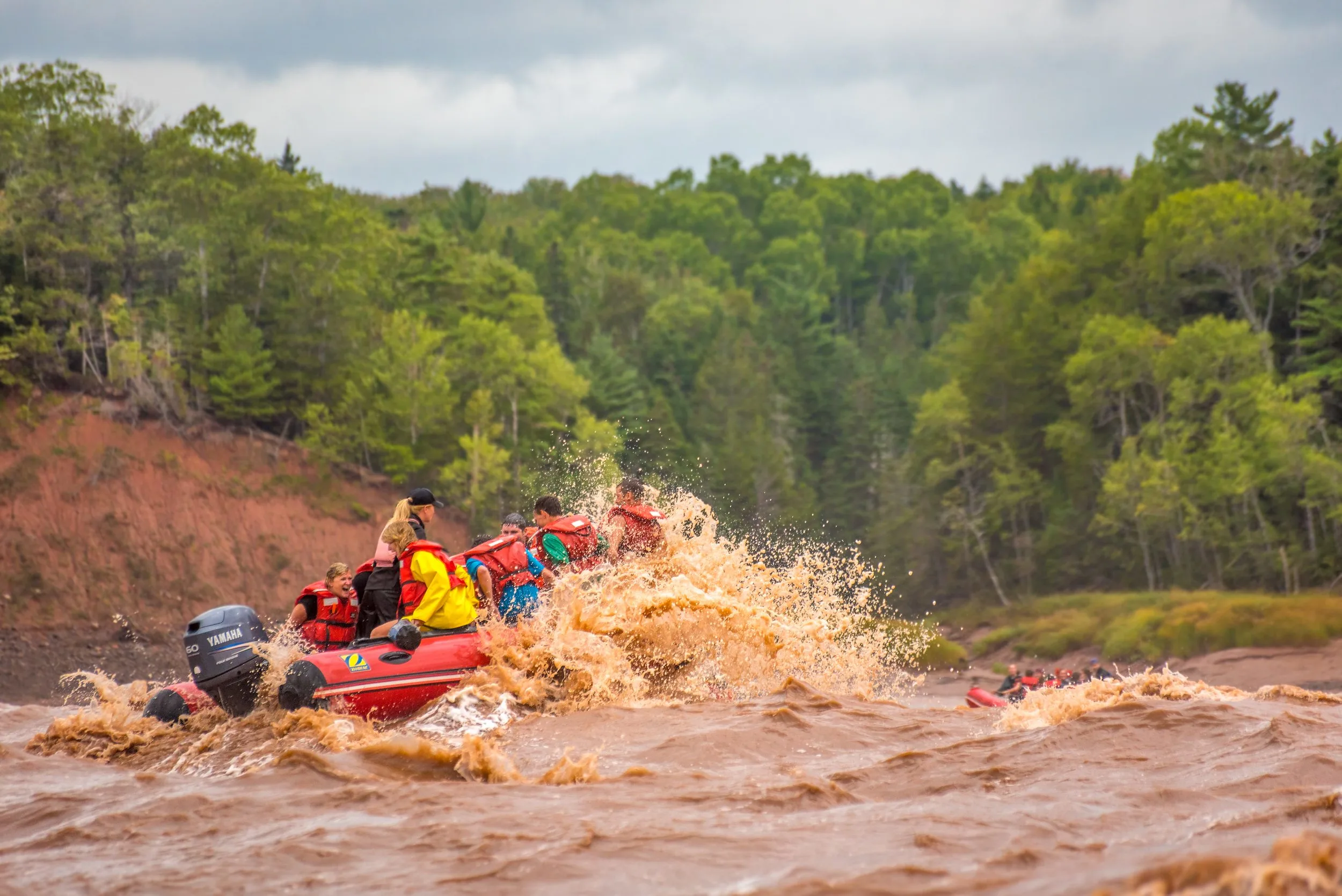 Tidal Bore Rafting in Nova Scotia Photo RaftingCanada.ca