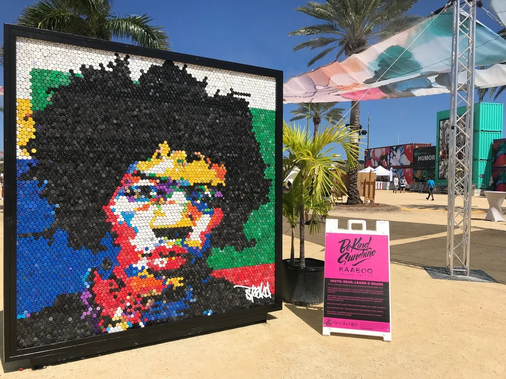 Artworks from plastic bottles at KAABOOCayman