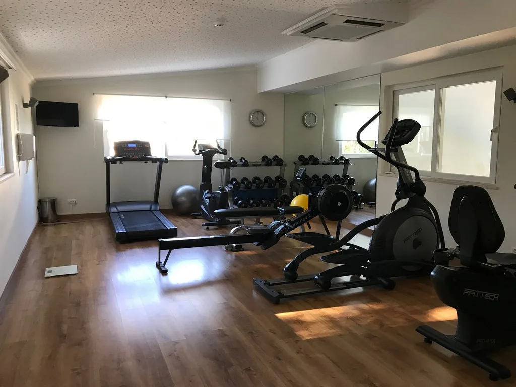 Gym at Quinta do Lago Country Club luxury Algarve apartments Photo Heatheronhertravels.com