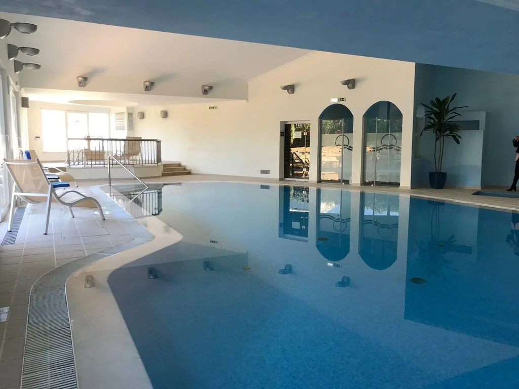 Swimming pool at Quinta do Lago Country Club luxury Algarve apartments Photo Heatheronhertravels.com