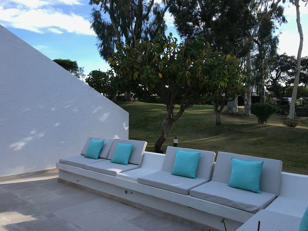 Terrace Quinta do Lago Country Club Algarve holiday rentals Photo Heatheronhertravels.com