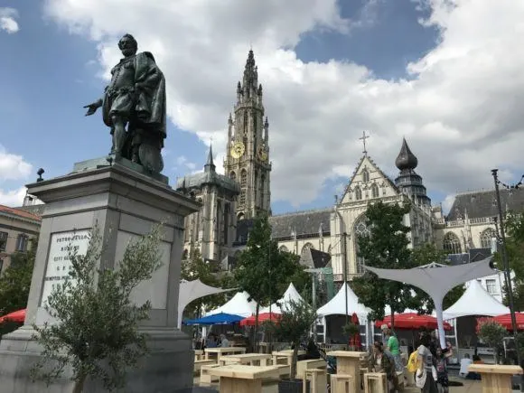 Things to do in Antwerp - Cathedral Square in Antwerp Photo Heatheronhertravels