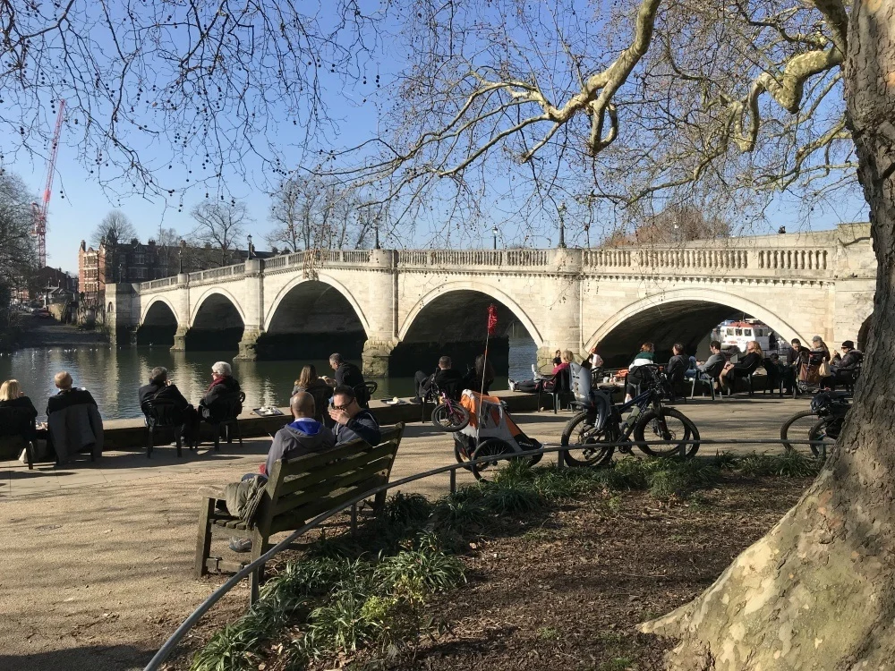 Richmond Riverside and bridge