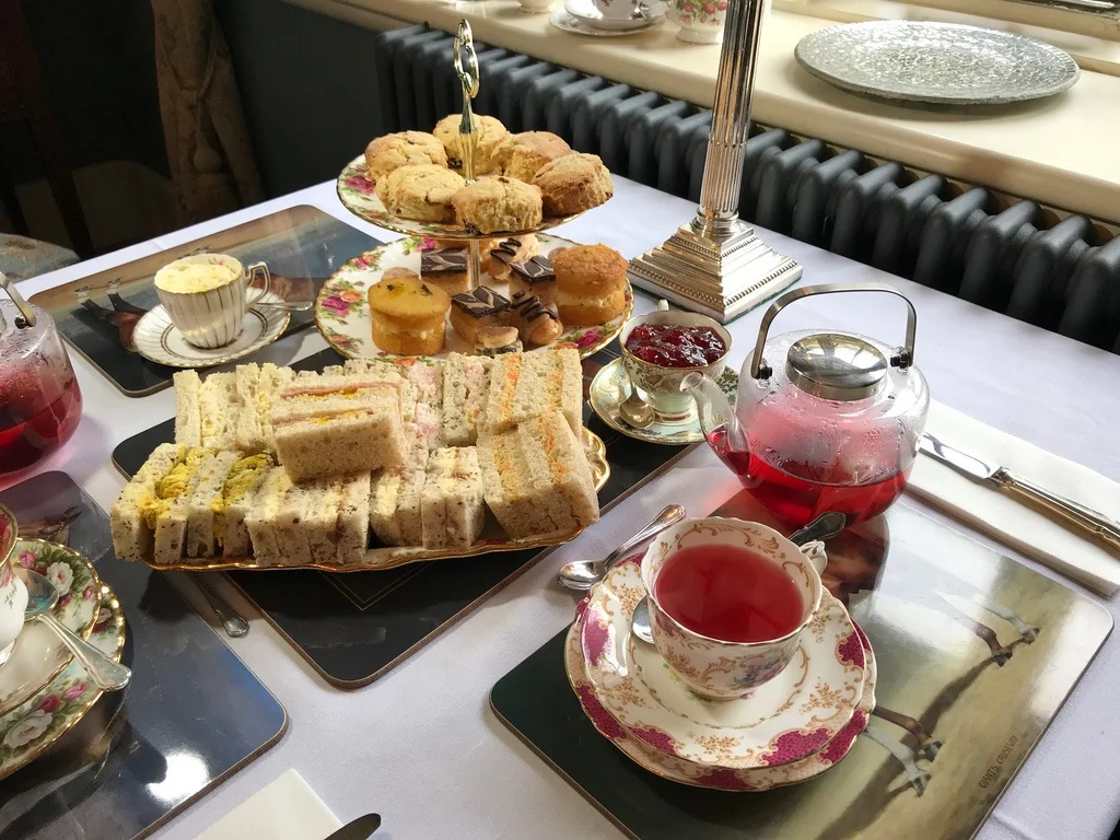 Afternoon tea at Gellihaf House in The Valleys South Wales Photo Heatheronhertravels.com