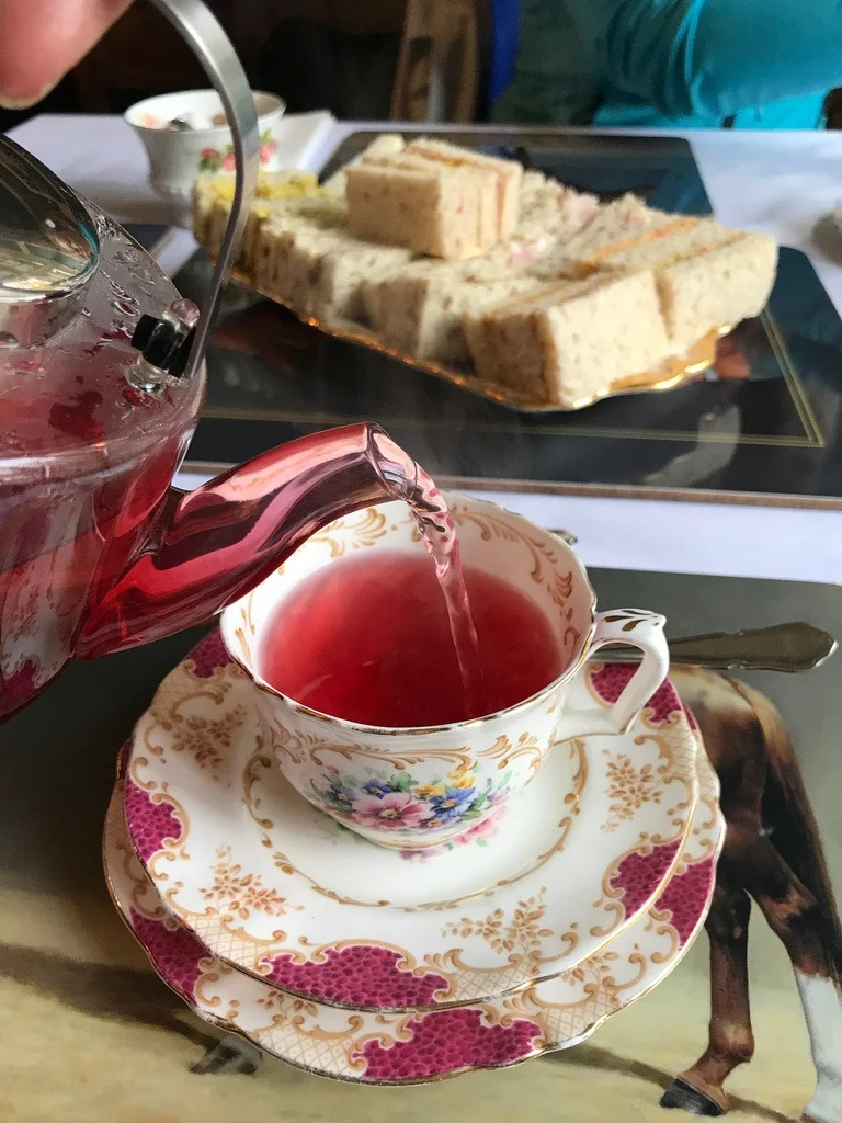 Afternoon tea at Gellihaf House in The Valleys South Wales Photo Heatheronhertravels.com