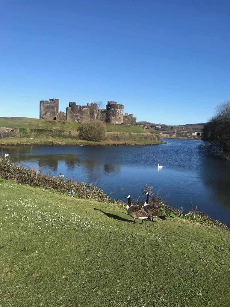 Caerphilly Castle in The Valleys Photo Heatheronhertravels.com