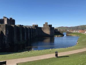 Caerphilly Castle in The Valleys Photo Heatheronhertravels.com