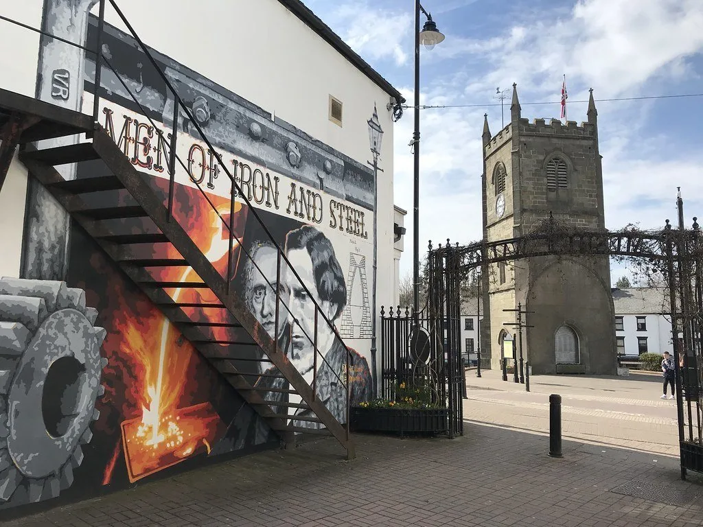 Mushet Mural in Coleford Forest of Dean Photo Heatheronhertravels.com