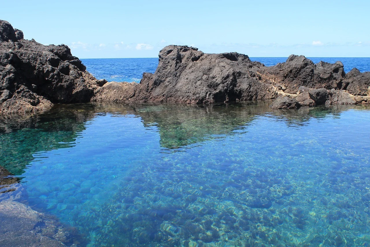 Garachico rock pools in Tenerife