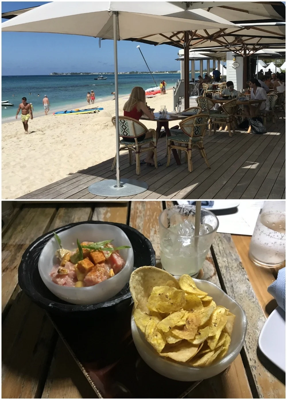 Coccoloba beach restaurant at Kimpton Seafire, Cayman Islands