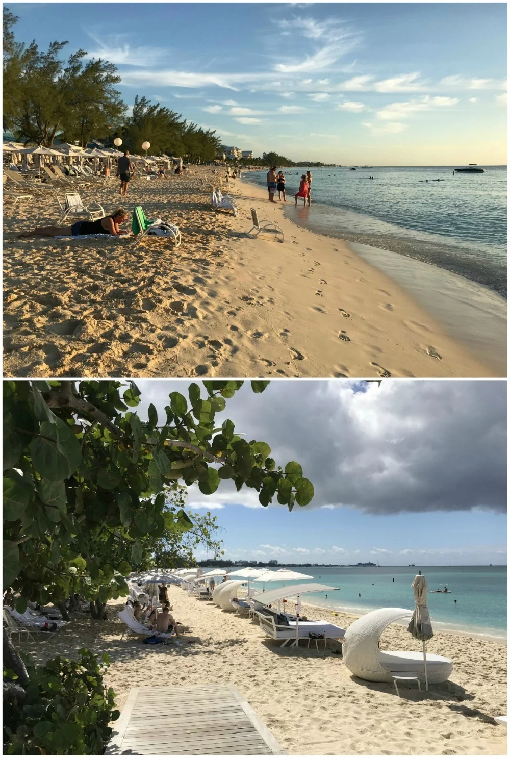 Seven Mile Beach on Grand Cayman in Cayman Islands