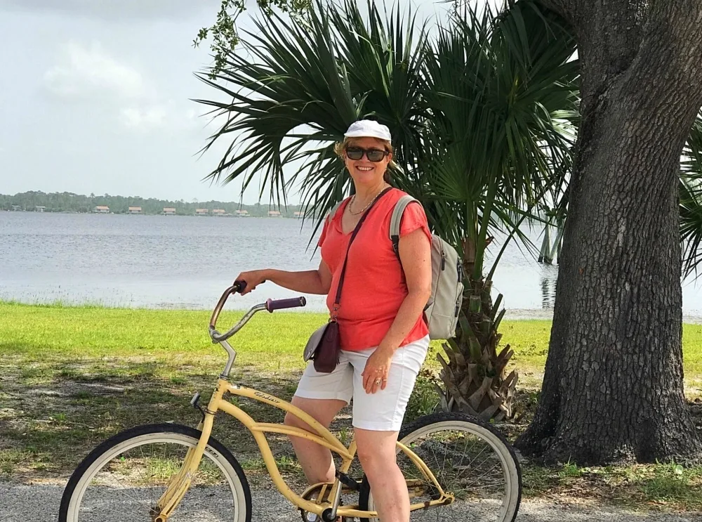 Cycling in Gulf State Park Alabama Photo Heatheronhertravels