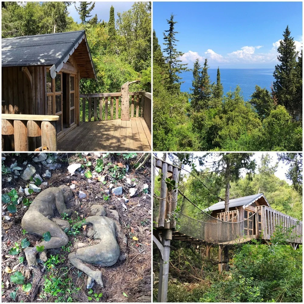 Paxos Villa Greece treehouse - Villa Glaros Photo Heatheronhertravels