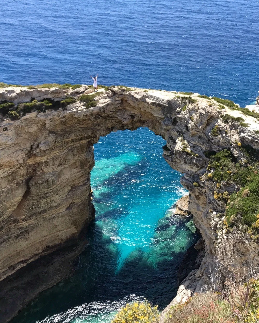 Tripitos arch on Paxos - Paxos Villa Greece - Villa Glaros Photo Heatheronhertravels