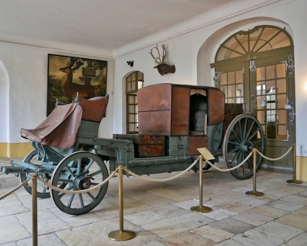 Carriage at Schloss Moritzburg near Dresden Germany Photo Heatheronhertravels.com