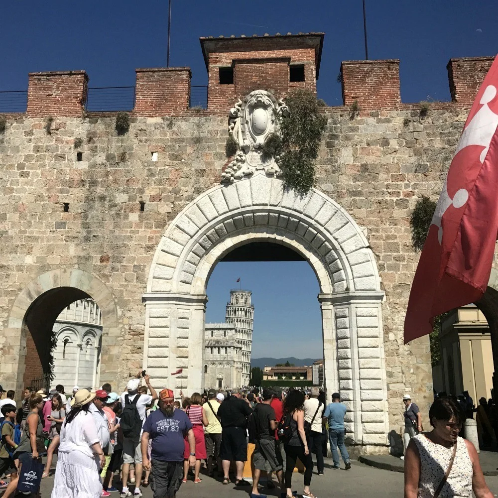 City wall in Pisa Photo Heatheronhertravels