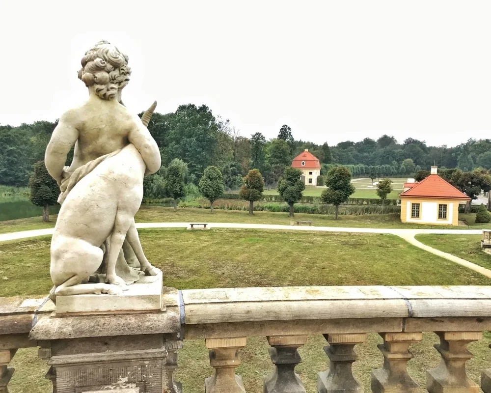 Gardens at Schloss Moritzburg near Dresden Germany Photo Heatheronhertravels.com