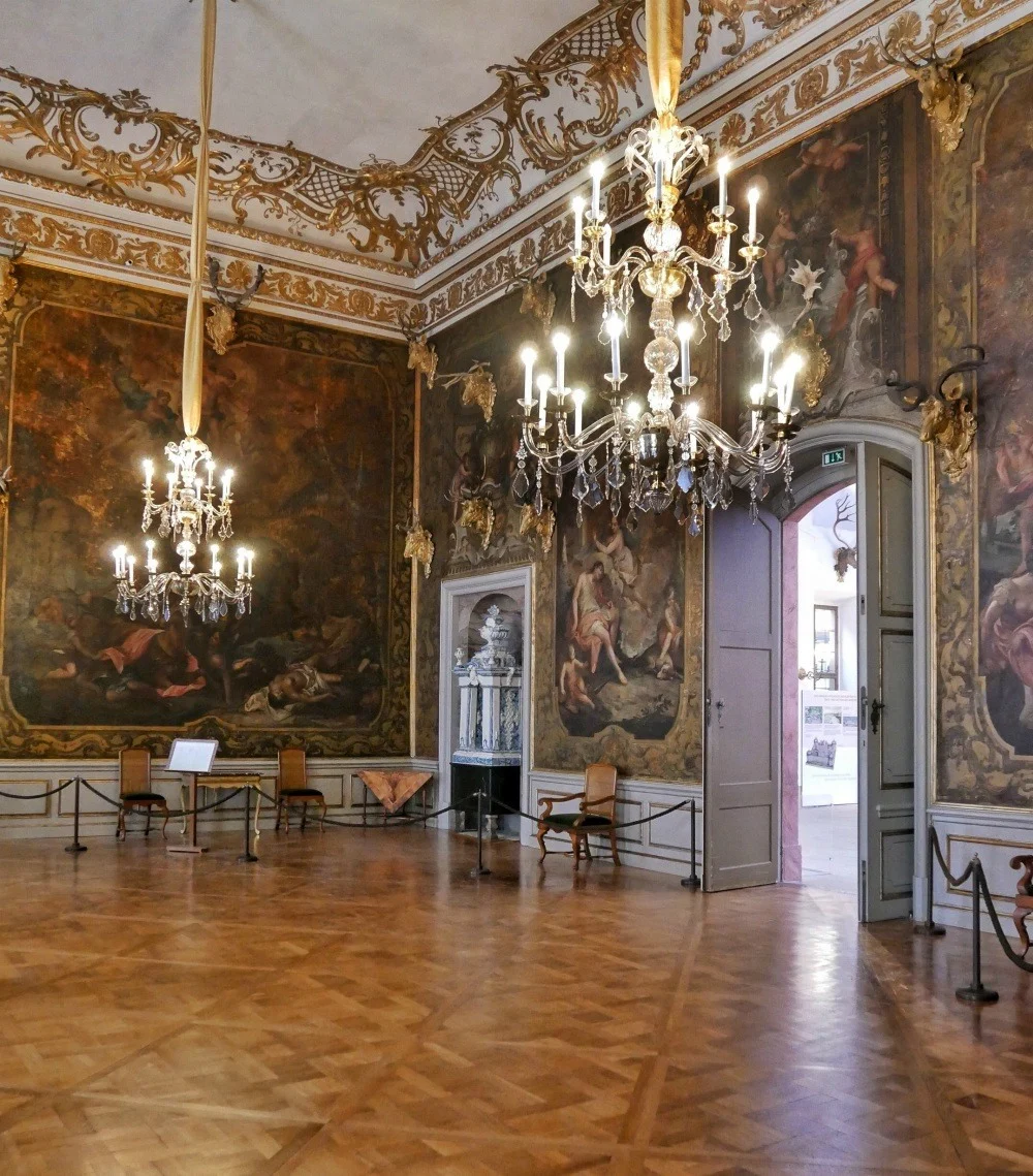 Grand Hall at Schloss Moritzburg near Dresden Germany Photo Heatheronhertravels.com