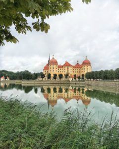 Lake at Schloss Moritzburg near Dresden Germany Photo Heatheronhertravels.com