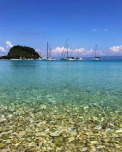 Lakka Bay in Paxos Photo Heatheronhertravels.com