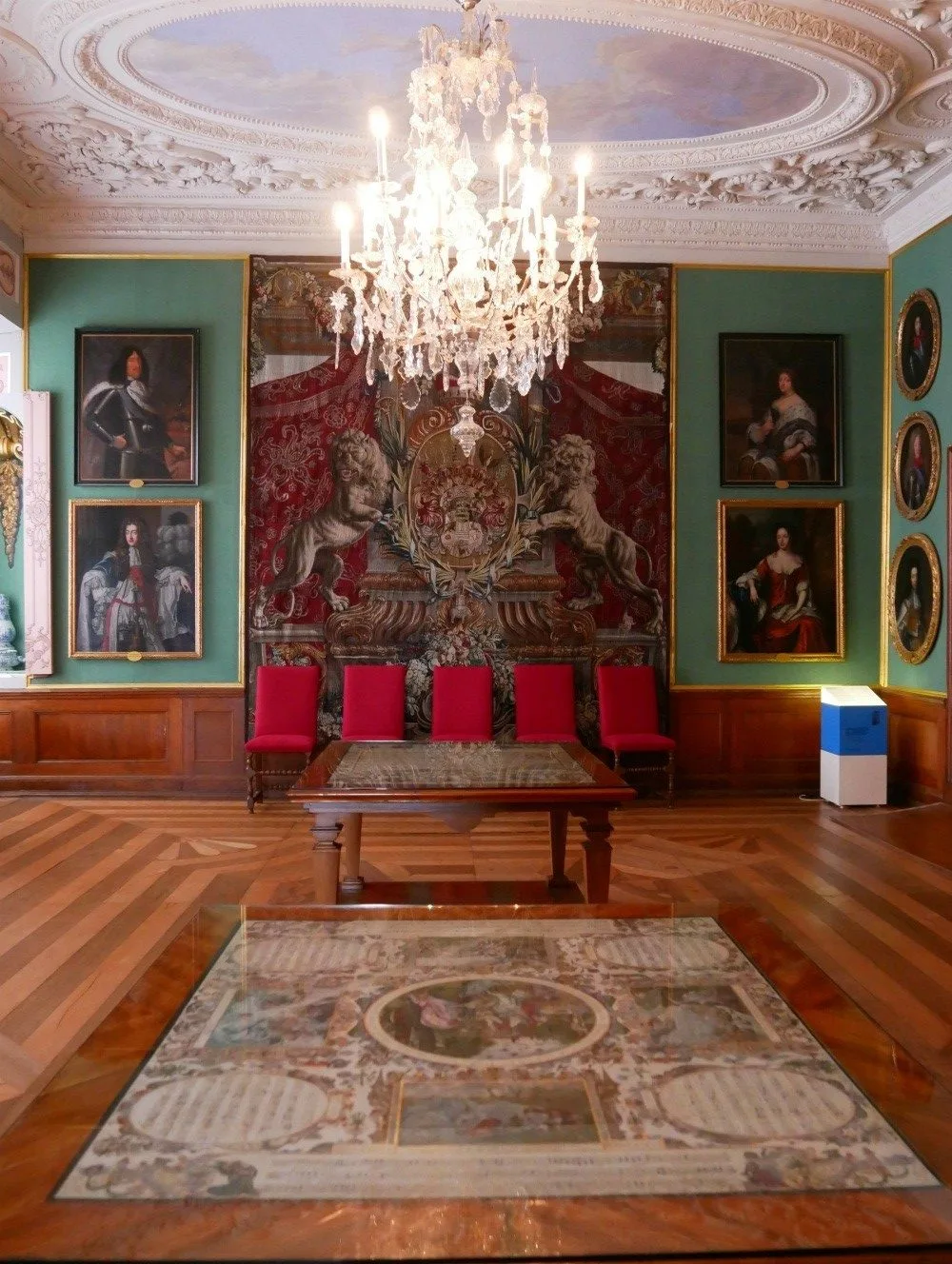 Reception room at Friedenstein Palace in Gotha, Thuringia, Germany Photo Heatheronhertravels.com