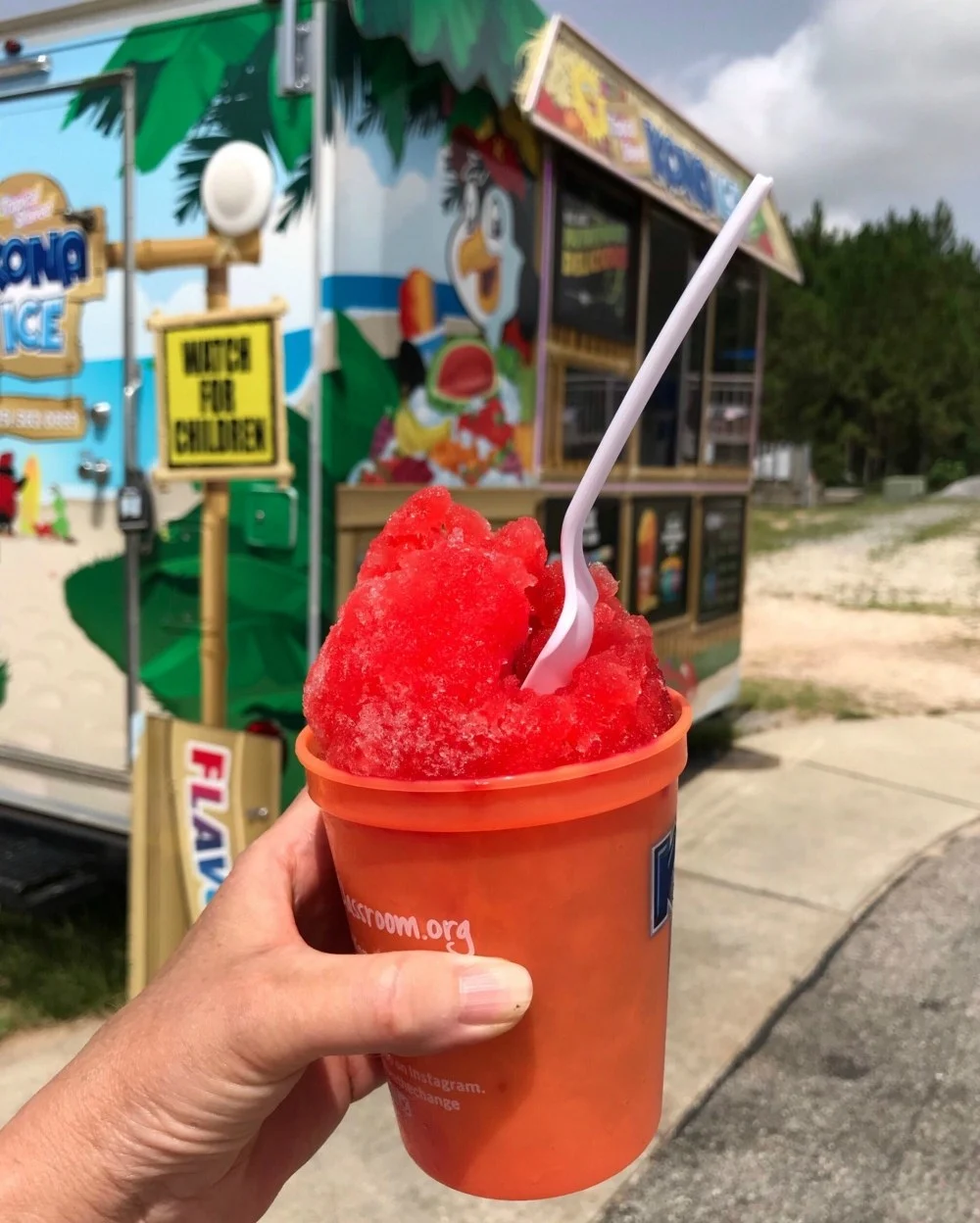 Sno-cone in Gulf Shore Alabama Photo Heatheronhertravels