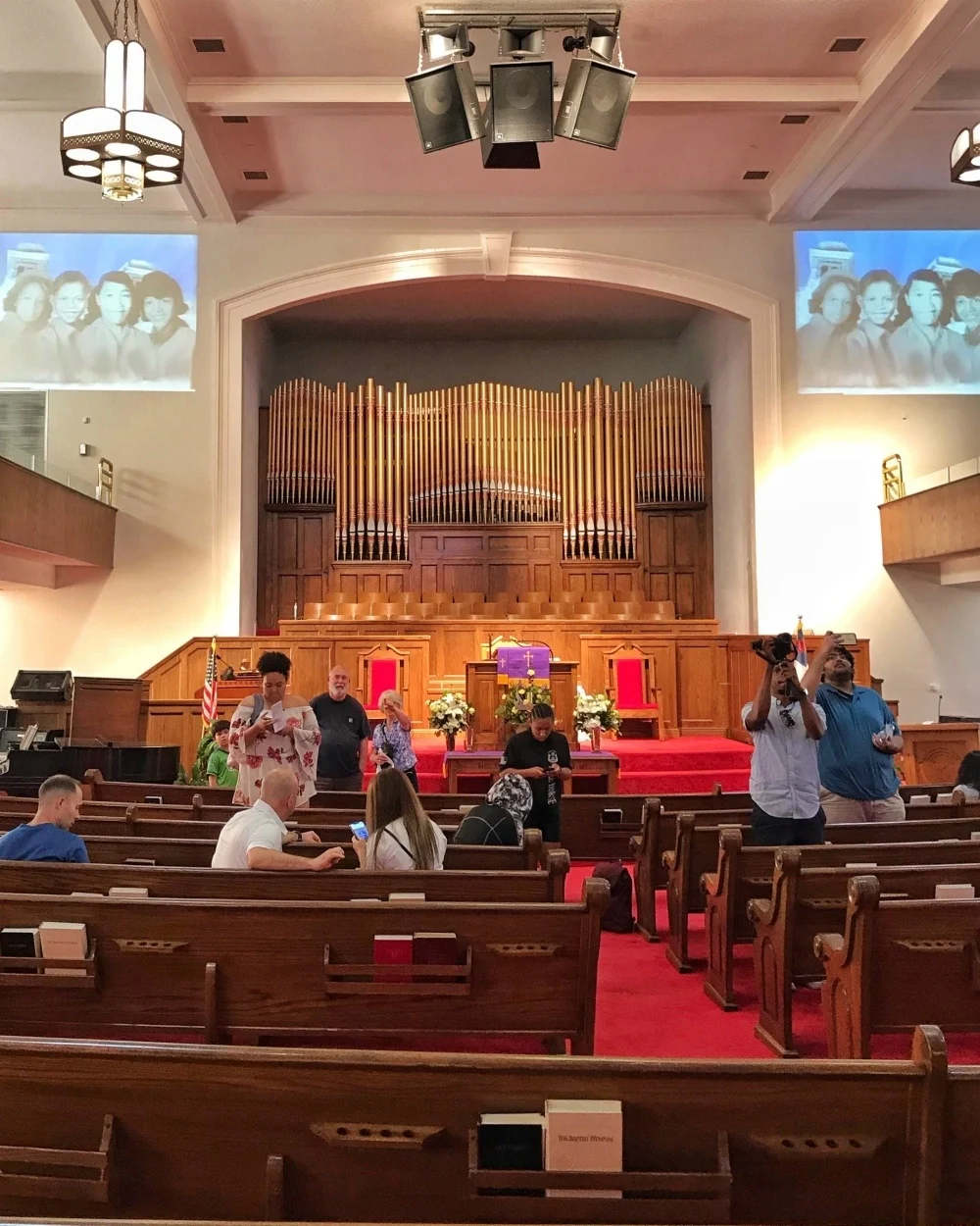 Interior of 16th St Baptist Church, Birmingham, Alabama Photo Heatheronhertravels.com