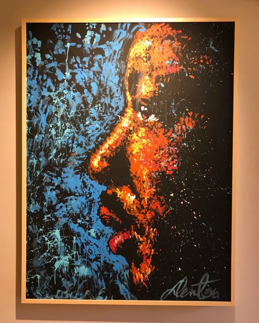 Martin Luther King portrait at Birmingham Civil Rights Institute in Alabama Photo Heatheronhertravels.com