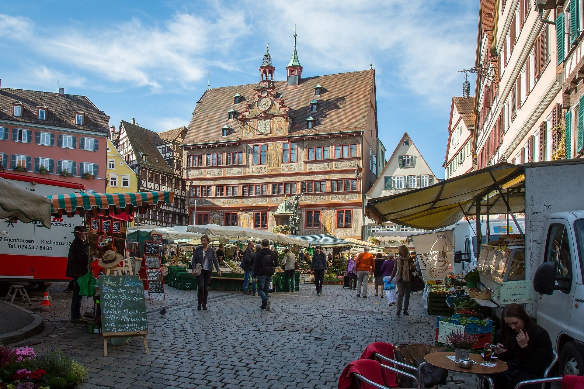 Rathaus in Tübingen Germany Photo: Maxmann on Pixabay