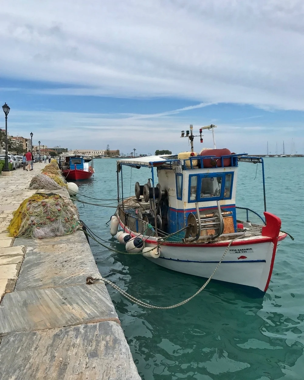 Fishing boats in Zante town