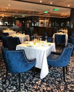 Le Bistro French restaurant on Norwegian Encore Photo Heatheronhertravels.com