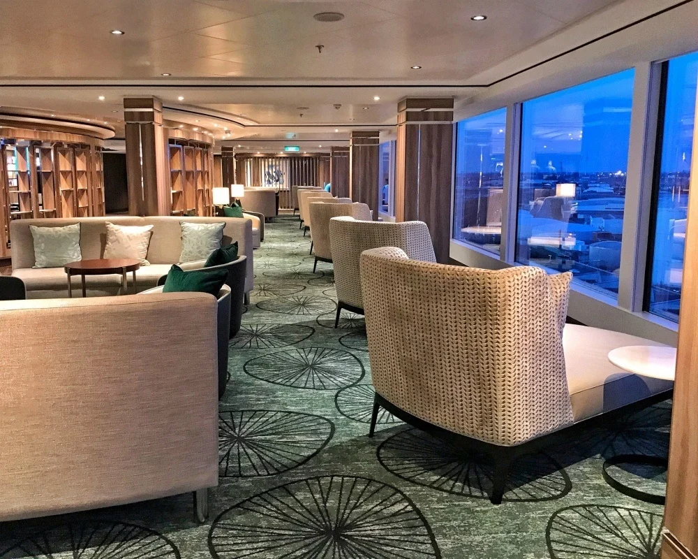 Observation Lounge on Norwegian Encore Photo Heatheronhertravels.com