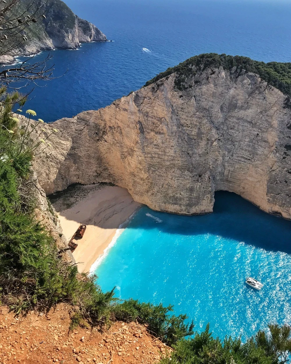 Smugglers wreck on Zakynthos Photo Heatheronhertravels.com