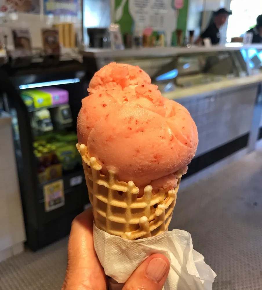 COWS ice cream in Charlottetown in Prince Edward Island, Canada Photo Heatheronhertravels.com