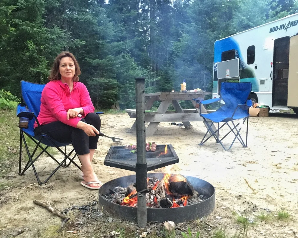 Campfire Parc Mont Tremblant Canada Photo: Heatheronhertravels.com