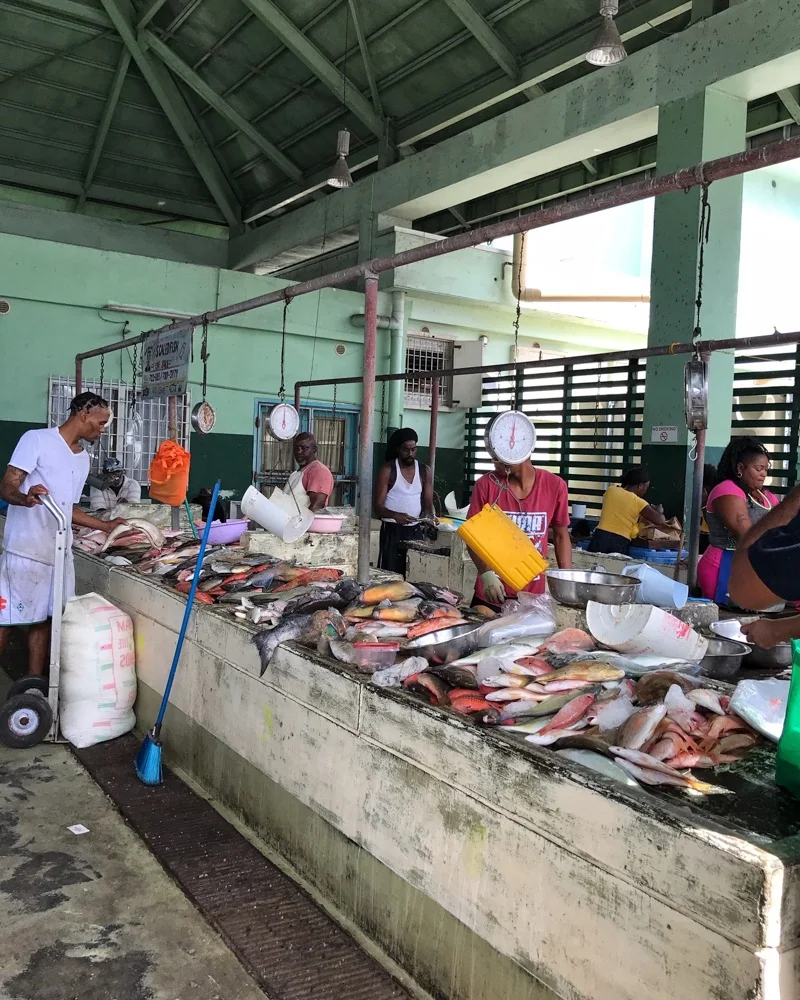 Fish Market St Johns Antigua Photo Heatheronhertravels.com