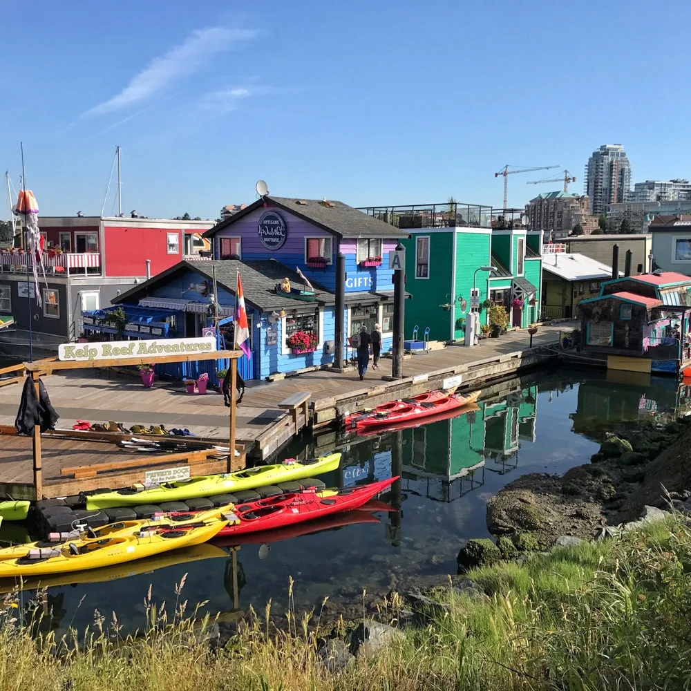 Fisherman's Wharf in Victoria BC Canada Photo: Heatheronhertravels.com