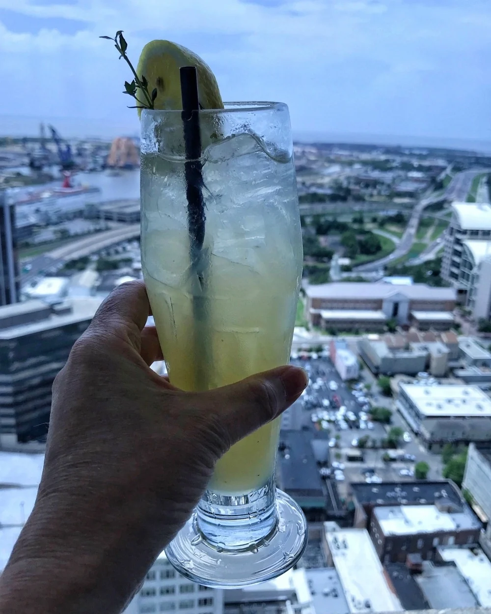 Lemonade in Dauphin's Restaurant in Mobile Alabama Photo Heatheronhertravels.com