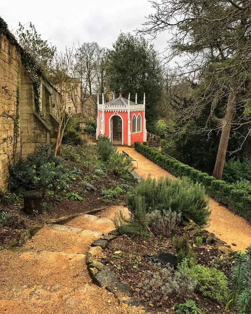 Pavilion at Painswick Rococo Gardens in the Cotswolds Photo: Heatheronhertravels.com