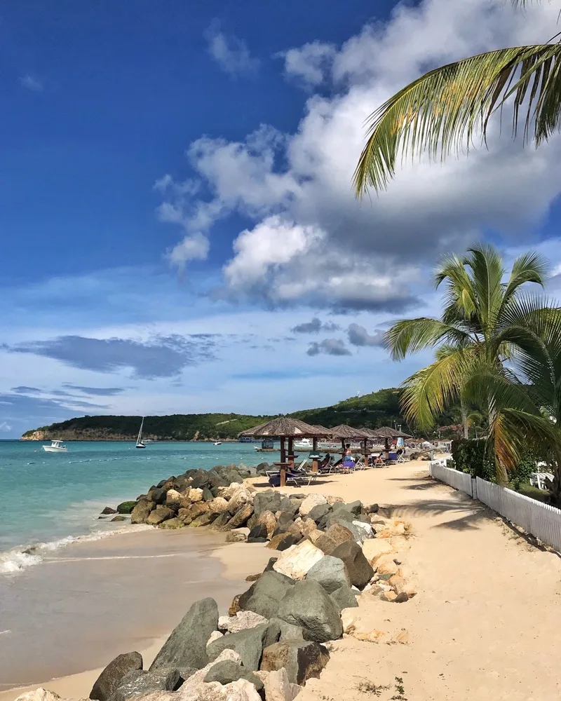 Sibony Beach Club Dickenson Bay in Antigua Photo Heatheronhertravels.com