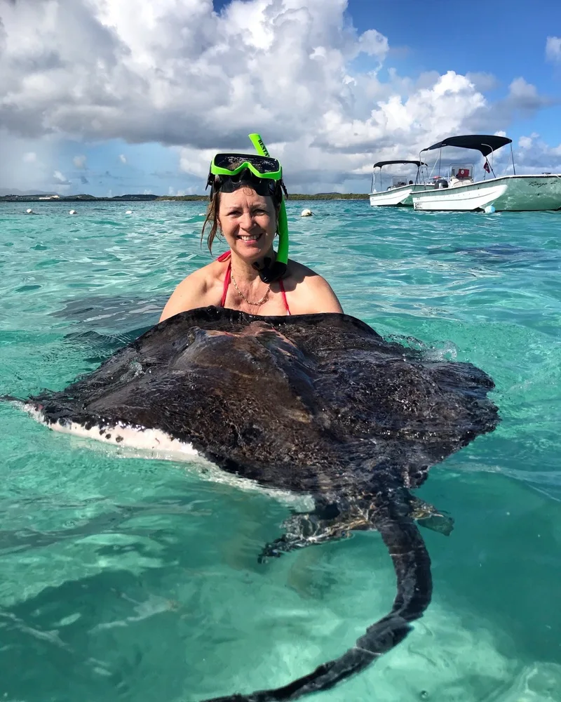 Stingray City Antigua Photo Heatheronhertravels.com