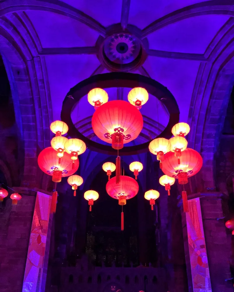 Burn and Beyond Chinese Lanterns at St Giles Cathedral Edinburgh Photo Heatheronhertravels.com